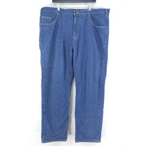 RK Brand Flannel Lined Jeans Men's Size 42x32